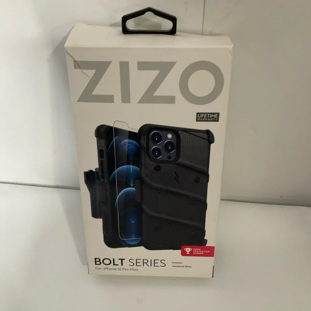 ZIZO Bolt Series for iPhone 12 Pro Max Phone Case w/Belt Clip, Kickstand, NIB